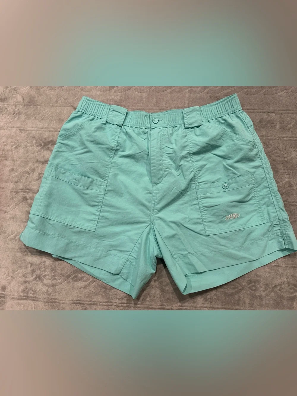 AFTCO Men's Aqua Cargo Fishing Shorts 38